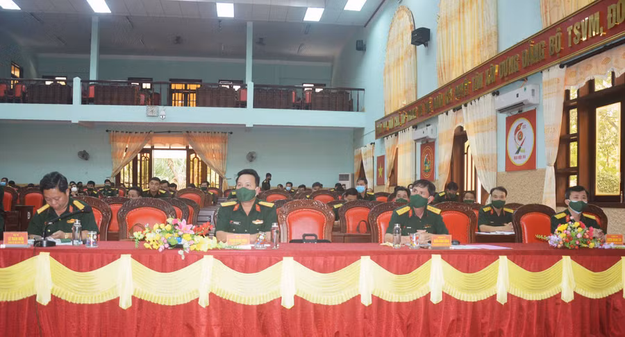  Các đại biểu về dự hội nghị. Ảnh: Huy Bắc