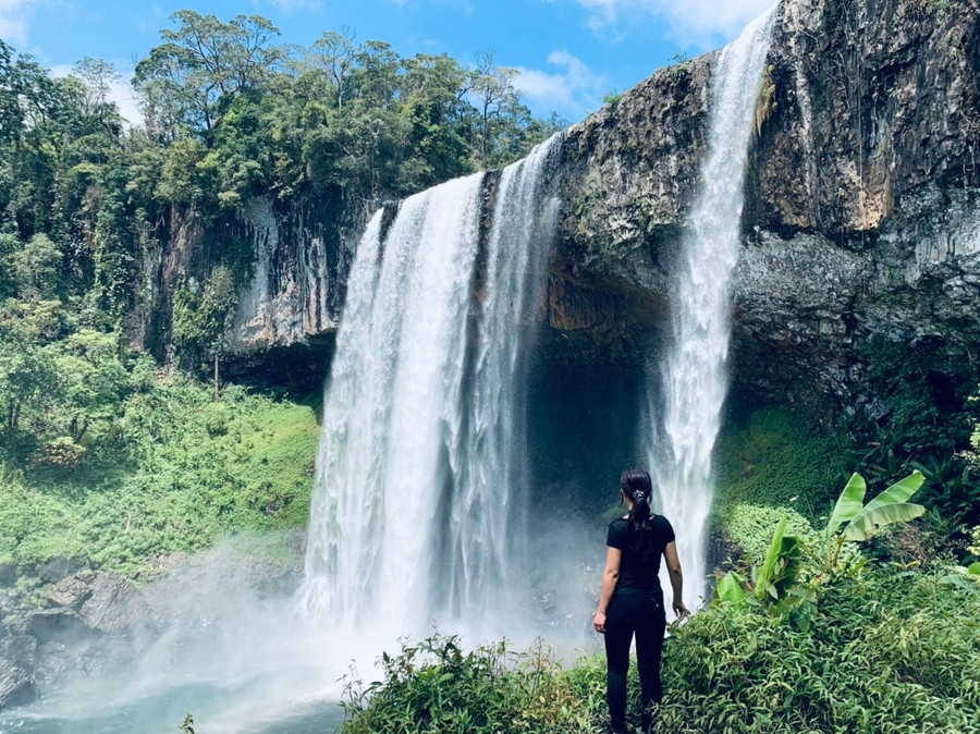 Thác K50, thắng cảnh nổi tiếng của H.Kbang cũng như Gia Lai. Ảnh: Trần Hiếu