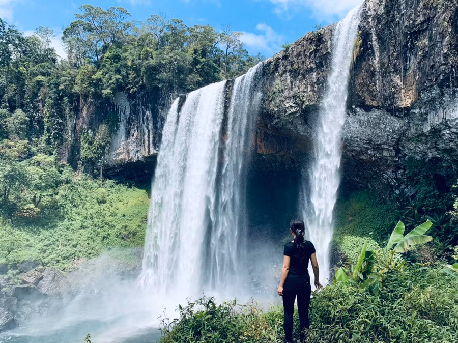 Thác K50, thắng cảnh nổi tiếng của H.Kbang cũng như Gia Lai. Ảnh: Trần Hiếu