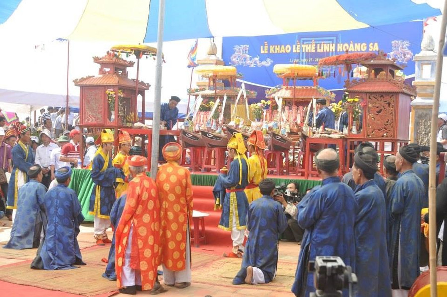 Hình ảnh người lính Hải đội Hoàng Sa, mãi mãi được lưu truyền trong tâm thức của người dân Việt Nam.