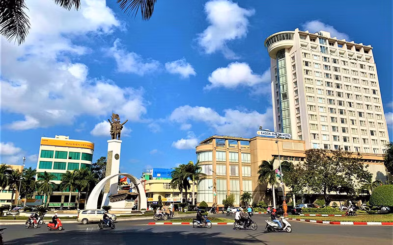 Một góc thành phố Buôn Ma Thuột (tỉnh Đắk Lắk) hôm nay.