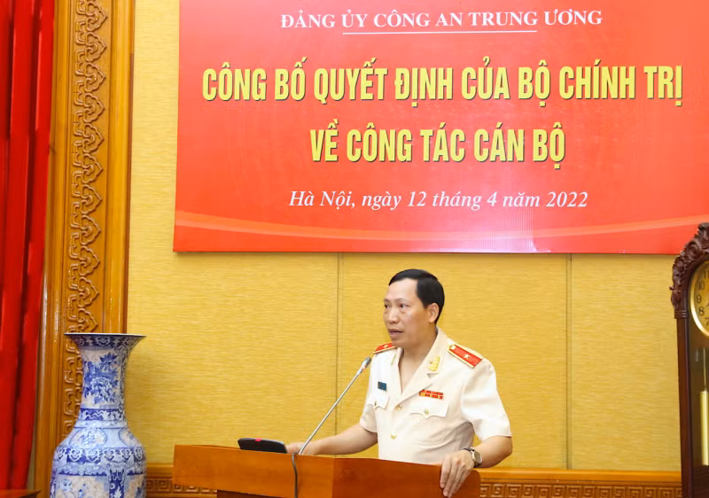  Thứ trưởng Lê Văn Tuyến phát biểu tại buổi lễ.