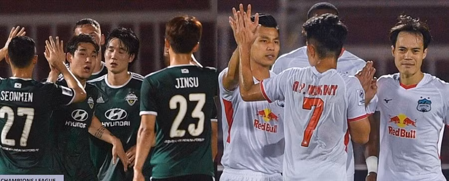 Hoàng Anh Gia Lai sẽ có trận đấu rất khó khăn gặp Jeonbuk Hyundai Motors. Ảnh: AFC