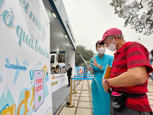 Du khách Việt đã sẵn sàng "du lịch trả thù" hậu COVID. (Ảnh: Mai Mai/Vietnam+)  Du khách Việt đã sẵn sàng