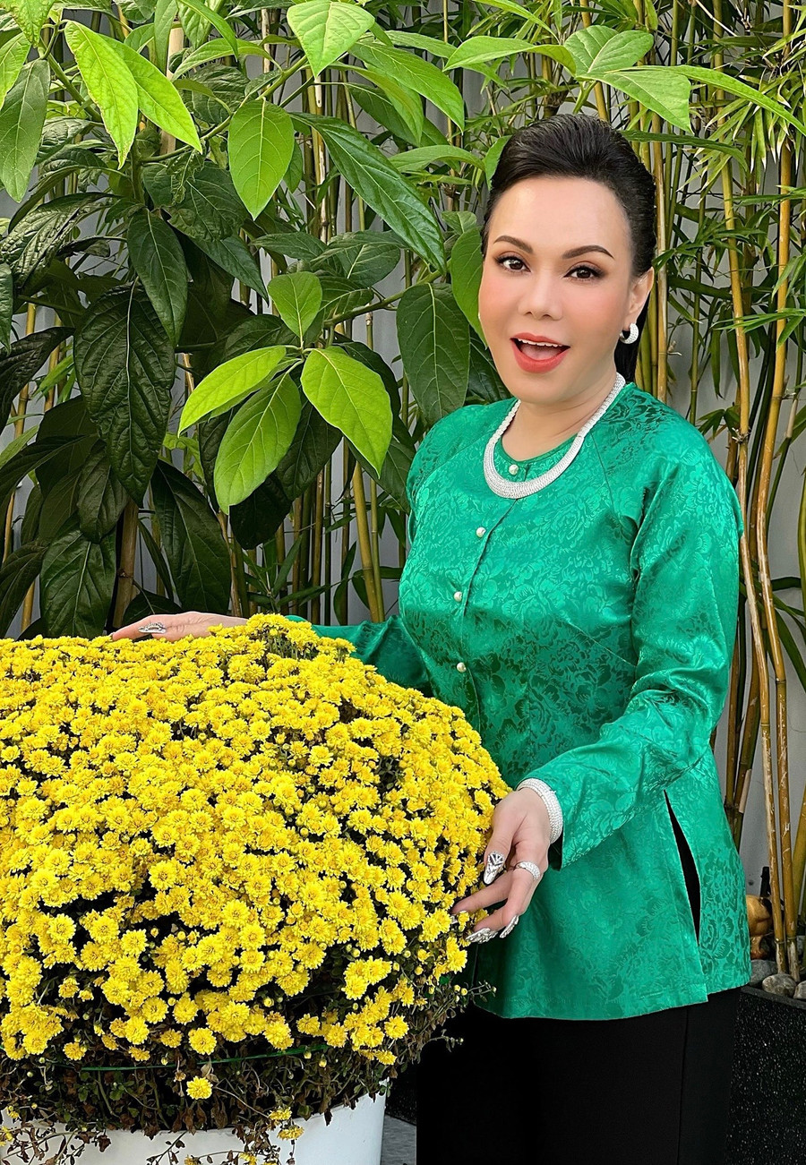 Sau nhiều năm làm nghề, Việt Hương được xem là một nữ diễn viên thành công. Cô không chỉ đóng khung trong các vai diễn hài hước mà còn lấy nước mắt của khán giả khi vào vai bi. Ở hiện tại, diễn viên Nhà không bán sở hữu vẻ ngoài sắc sảo hơn. Cô thường xuyên xuất hiện trong các gameshow với vai trò giám khảo, sẵn sàng chia sẻ kinh nghiệm làm nghề với đàn em. Ảnh: FBNV