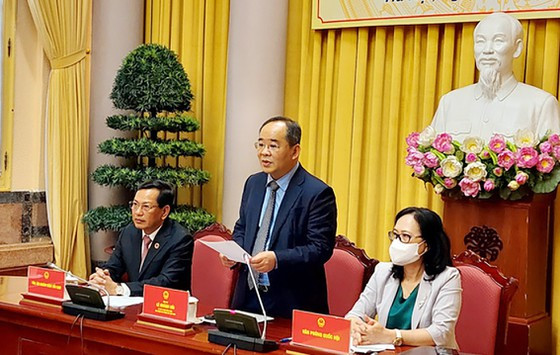 Chủ nhiệm Văn phòng Chủ tịch nước Lê Khánh Hải chủ trì cuộc họp báo Chủ nhiệm Văn phòng Chủ tịch nước Lê Khánh Hải chủ trì cuộc họp báo