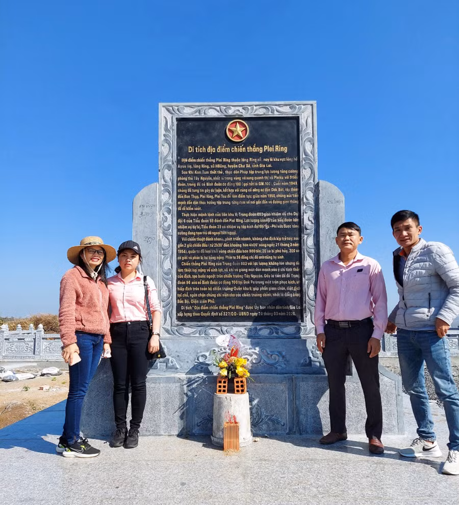 Di tích lịch sử địa điểm Chiến thắng Plei Ring (xã Hbông) sẽ là điểm kết nối với Khu du lịch sinh thái hồ Ayun Hạ hấp dẫn du khách nếu được quan tâm đầu tư đồng bộ. Ảnh: Quang Tấn