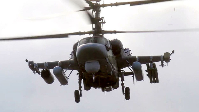 Trực thăng Ka-52. Ảnh: Sputnik