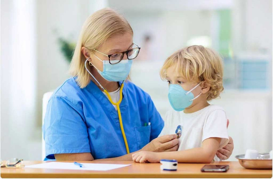 Phát ban là một dấu hiệu nhận biết của hội chứng viêm đa hệ thống ở trẻ em sau khi nhiễm Covid-19, các triệu chứng khác bao gồm sốt, đau bụng, nôn mửa, tiêu chảy và mắt đỏ. Ảnh: Shutterstock Phát ban là một dấu hiệu nhận biết của hội chứng viêm đa hệ thống ở trẻ em sau khi nhiễm Covid-19, các triệu chứng khác bao gồm sốt, đau bụng, nôn mửa, tiêu chảy và mắt đỏ. Ảnh: Shutterstock