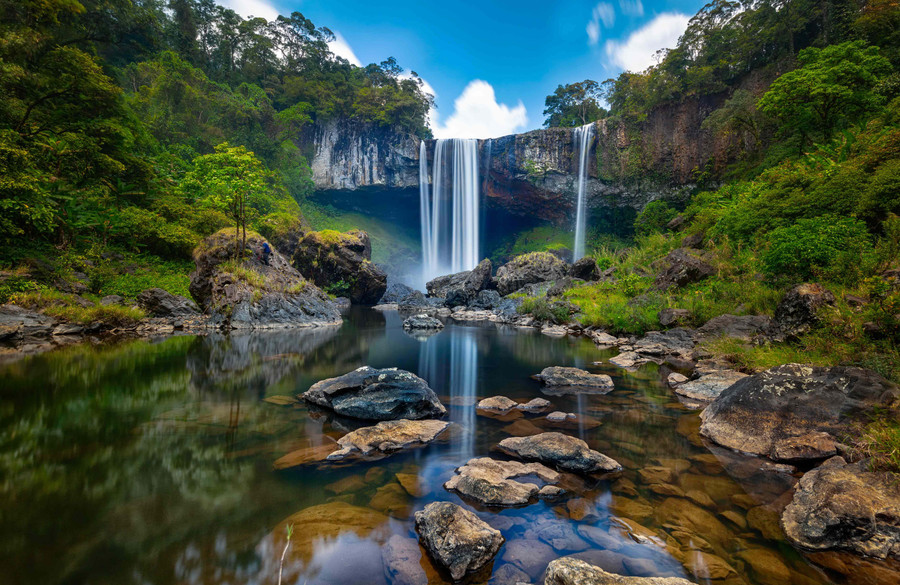 Thác 50 (huyện Kbang). Ảnh: Phan Nguyên