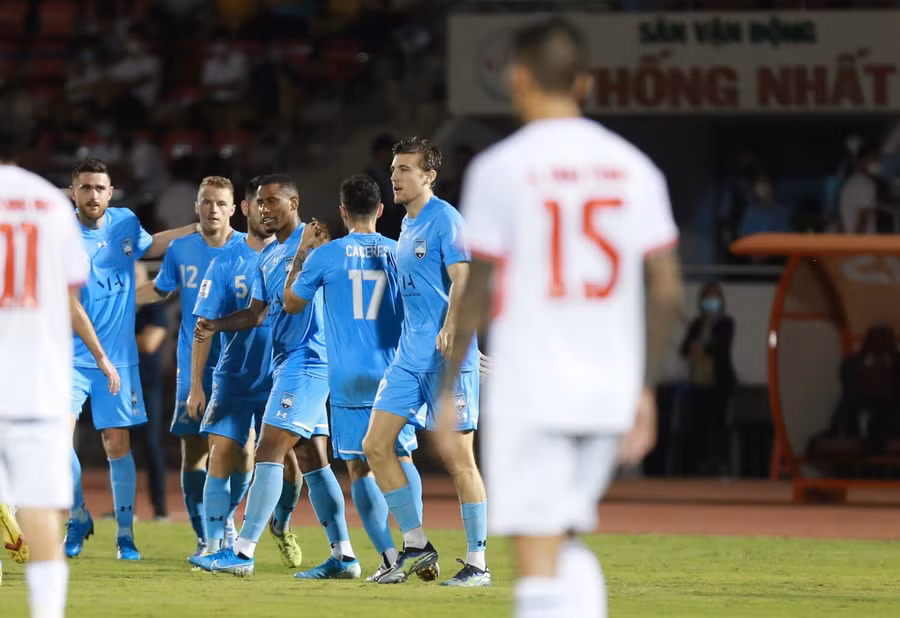 Sydney FC đã có bàn thắng san bằng cách biệt ở đầu hiệp 2. Ảnh: Quang Thịnh