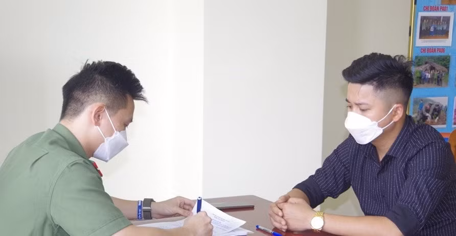 Đối tượng đăng tải thông tin sai sự thật. Ảnh: CATN