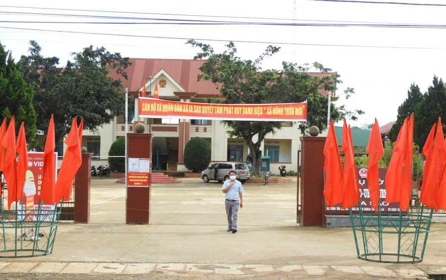 Xã Ia Sao phấn đấu đạt chuẩn xã nông thôn mới nâng cao vào năm 2024. Ảnh: Thanh Nhật