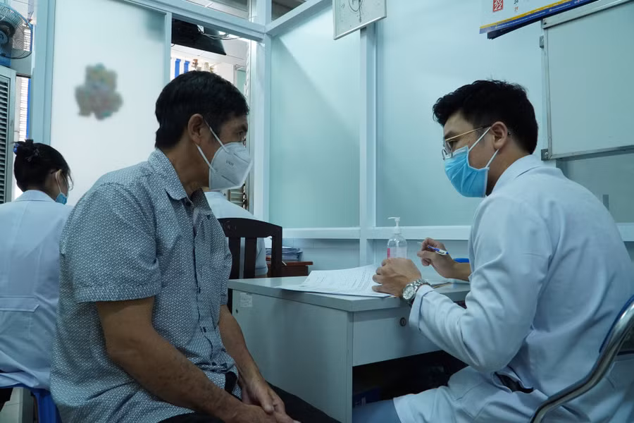 Trường hợp ghép thận bất tương hợp nhóm máu đầu tiên tại Bệnh viện Chợ Rẫy. Ảnh: Bệnh viện cung cấp