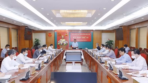 Quang cảnh kỳ họp thứ 14, Ủy ban Kiểm tra Trung ương. (Ảnh: Phương Hoa/TTXVN) Quang cảnh kỳ họp thứ 14, Ủy ban Kiểm tra Trung ương. (Ảnh: Phương Hoa/TTXVN)