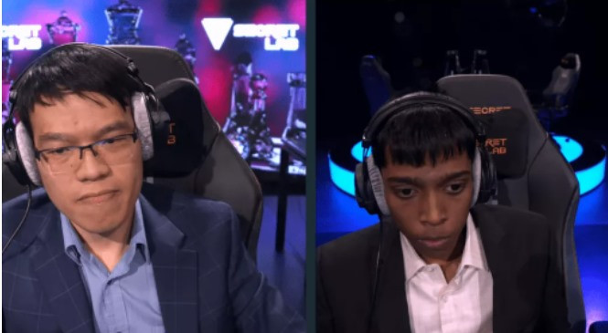 Lê Quang Liêm thua trận thứ 2 tại Oslo Esports Cup sau trận thua trước kỳ thủ của Ấn Độ. Ảnh: Oslo Cup