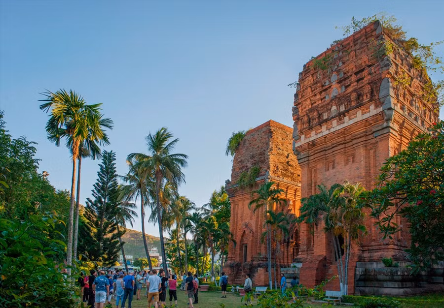 Tháp Đôi, Quy Nhơn. Ảnh: Đào Tiến Đạt