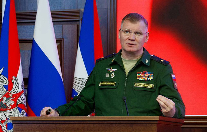 Thiếu tướng Igor Konashenkov. Ảnh: TASS