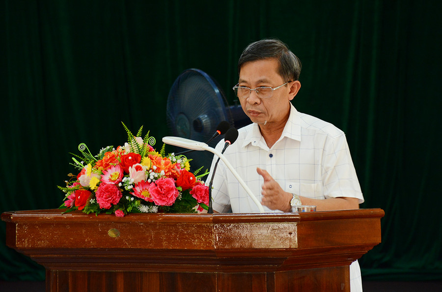 Trưởng ban Tuyên giáo Tỉnh ủy Huỳnh Thế Mạnh phát biểu chỉ đạo tại hội nghị. Ảnh: Minh Nguyễn Ủy viên Ban Thường vụ Tỉnh ủy, Trưởng ban Tuyên giáo Tỉnh ủy Huỳnh Thế Mạnh phát biểu chỉ đạo tại Hội nghị Ban Chấp hành Đảng bộ huyện Kbang lần thứ 8 (mở rộng). Ảnh: Minh Nguyễn