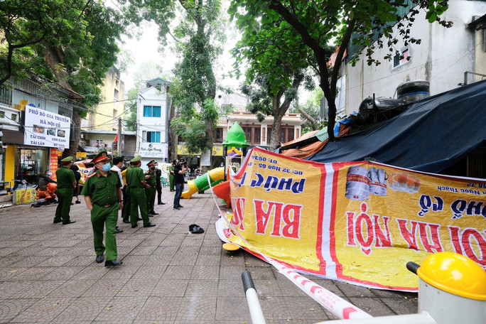 Khu vực nơi xảy ra đám cháy - Ảnh: Hữu Hưng