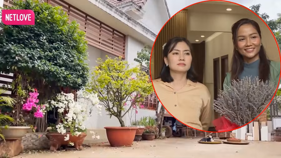 Ngọc Lan trầm trồ khi ghé thăm cơ ngơi của Hoa hậu H'Hen Niê tại Đắk Lắk. Ảnh: Chụp màn hình