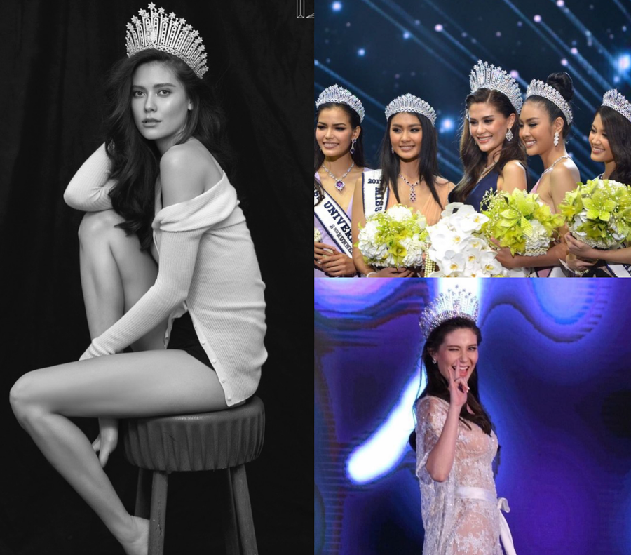 Năm 2017, Maria Poonlertlarp thi Hoa hậu Hoàn vũ Thái Lan 2017 và đăng quang. Lúc bấy giờ, cô gây chú ý khi hát trôi chảy một ca khúc thiếu nhi tiếng Việt tại một sự kiện. Khoảnh khắc một hoa hậu Thái Lan trình bày một bài hát thiếu nhi Việt Nam khiến công chúng bất ngờ lẫn thích thú