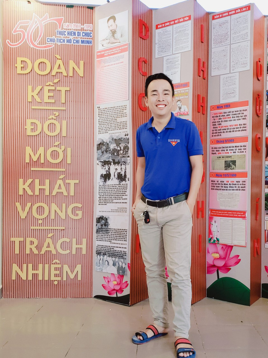 Chân dung chàng Bí thư Đoàn phường dũng cảm. Ảnh: NVCC