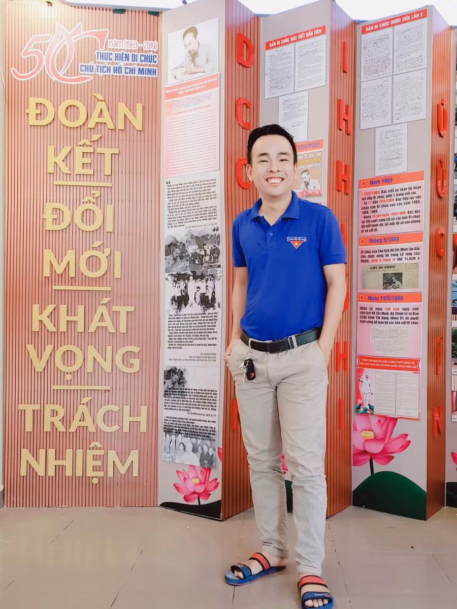 Chân dung chàng Bí thư Đoàn phường dũng cảm. Ảnh: NVCC