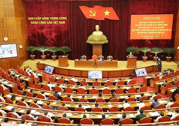 Tổng Bí thư Nguyễn Phú Trọng phát biểu chỉ đạo hội nghị. (Ảnh: Trí Dũng/TTXVN) Tổng Bí thư Nguyễn Phú Trọng phát biểu chỉ đạo hội nghị. (Ảnh: Trí Dũng/TTXVN)