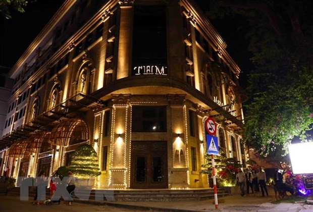 Trụ sở Tân Hoàng Minh tại phố Quang Trung, phường Trần Hưng Đạo, quận Hoàn Kiếm, Hà Nội. (Ảnh: Phạm Kiên/TTXVN) Trụ sở Tân Hoàng Minh tại phố Quang Trung, phường Trần Hưng Đạo, quận Hoàn Kiếm, Hà Nội. (Ảnh: Phạm Kiên/TTXVN)