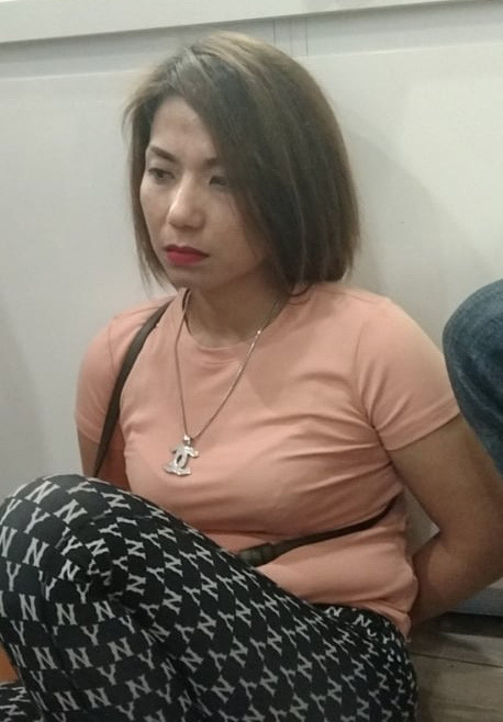 Bà trùm Hương "mẩu" thời điểm bị bắt năm 2021. Ảnh: CAHN Bà trùm Hương