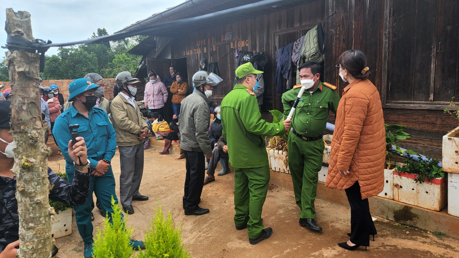 Nhà mẹ ruột Trí, nơi 2 cháu nhỏ thường được gửi đến. Ảnh: Lâm Viên