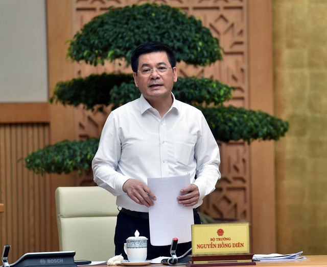 Bộ trưởng Công Thương Nguyễn Hồng Diên: "Có thể nói Quy hoạch Điện VIII giống như chúng ta đang vẽ một bức tranh trên nền các bức tranh có sẵn sao cho hài hòa, hợp lý" - Ảnh: VGP/Đức Tuân Bộ trưởng Công Thương Nguyễn Hồng Diên: