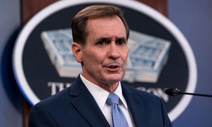 Người phát ngôn Bộ Quốc phòng Mỹ John Kirby. Ảnh: Reuters
