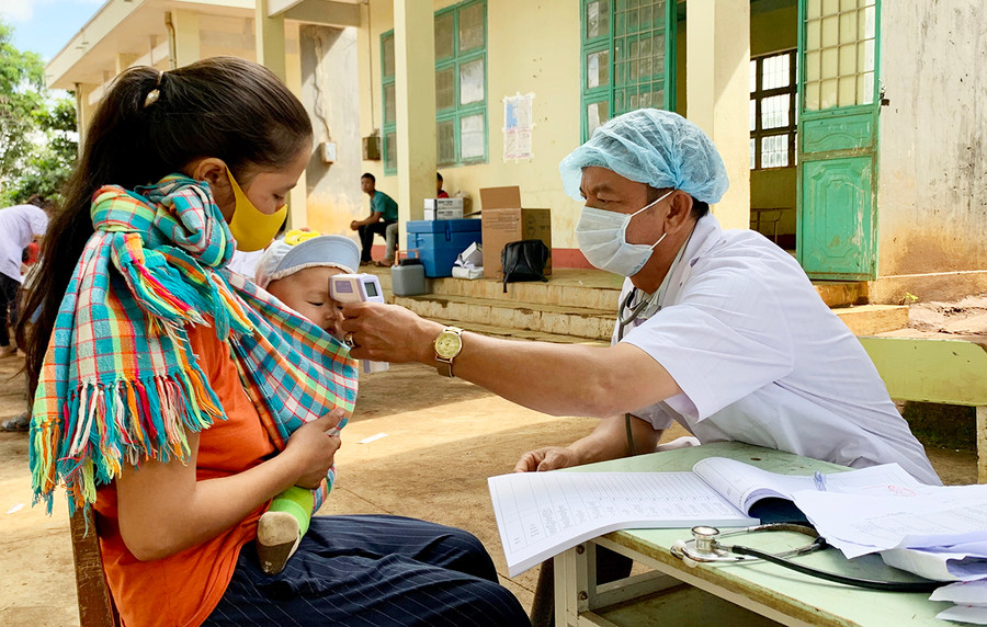 Khám-chữa bệnh cho người dân tại Trạm Y tế xã Hải yang (huyện Đak Đoa). Ảnh: Như Nguyện  Khám-chữa bệnh cho người dân tại Trạm Y tế xã Hải yang (huyện Đak Đoa). Ảnh: Như Nguyện