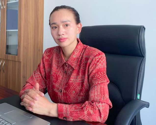 Bà Lê Thị Thu Hương-Giám đốc điều hành Công ty cổ phần Đầu tư và phát triển Thiên Tâm Gia Lai.