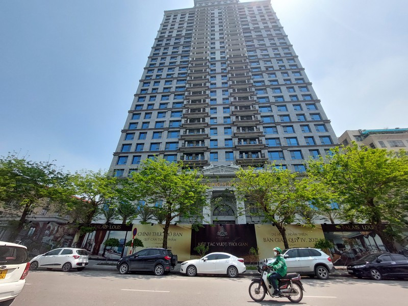 Dự án D'. Palais Louis của Tân Hoàng Minh tại phố Nguyễn Văn Huyên, Cầu Giấy, Hà Nội. Ảnh: TP Dự án D'. Palais Louis của Tân Hoàng Minh tại phố Nguyễn Văn Huyên, Cầu Giấy, Hà Nội. Ảnh: TP
