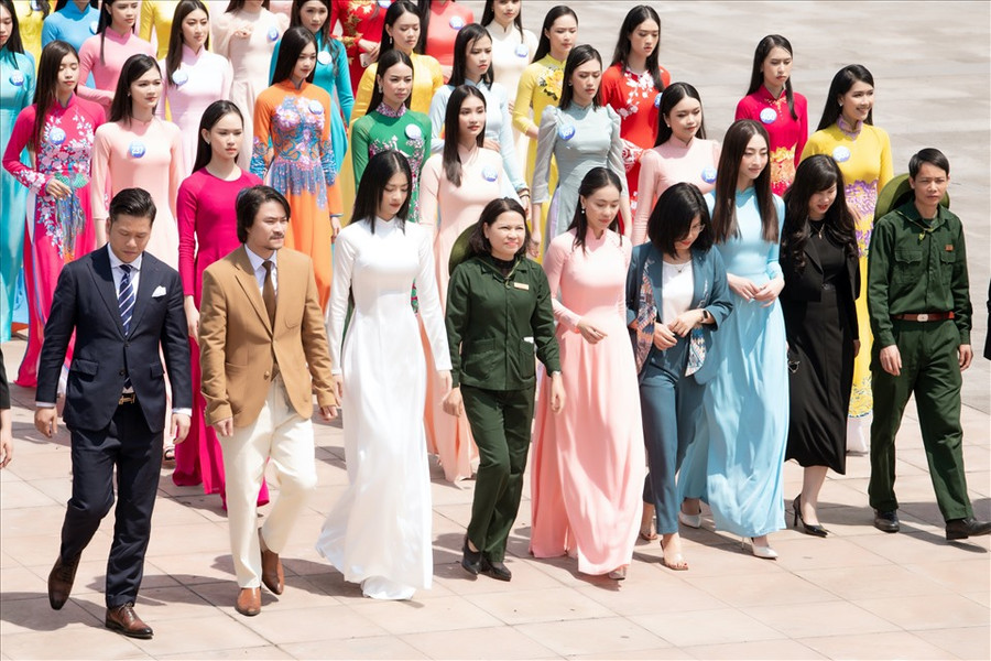 Miss World Việt Nam 2022 đang tiến gần hơn tới vòng chung khảo với 64 cô gái xinh đẹp đến từ khắp các tỉnh thành. Ảnh: MWVN
