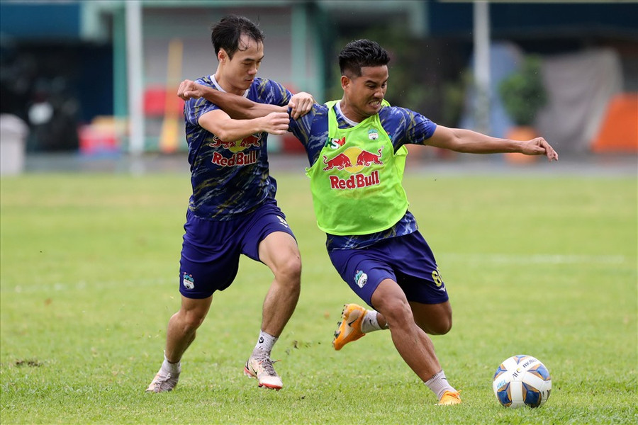 Hoàng Anh Gia Lai không đặt mục tiêu cao ở AFC Champions League 2022. Ảnh: HAGL FC