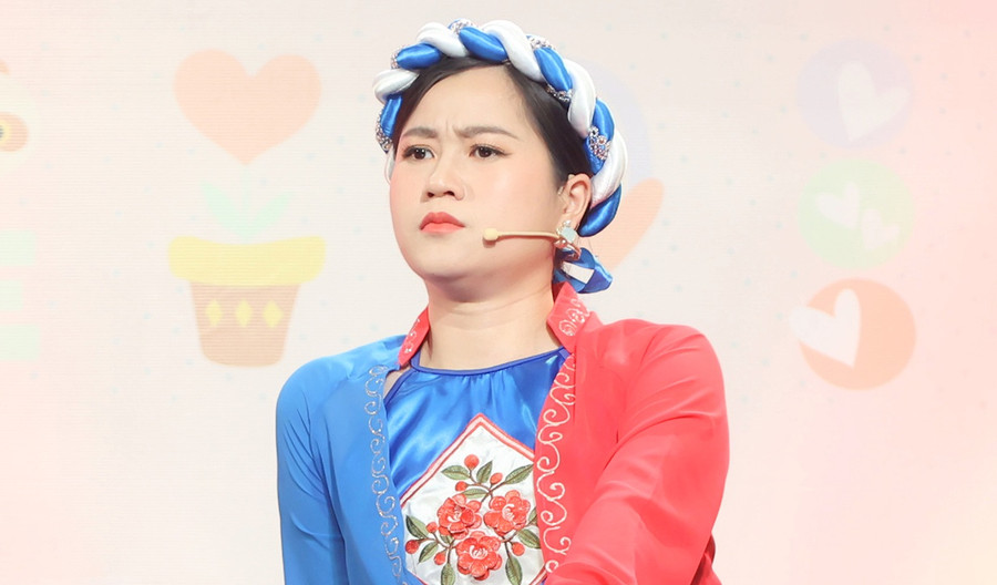 Nhiều khán giả không nhận ra Lâm Vỹ Dạ khi gặp ngoài đời. Ảnh: FANPAGE CHỌN AI ĐÂY