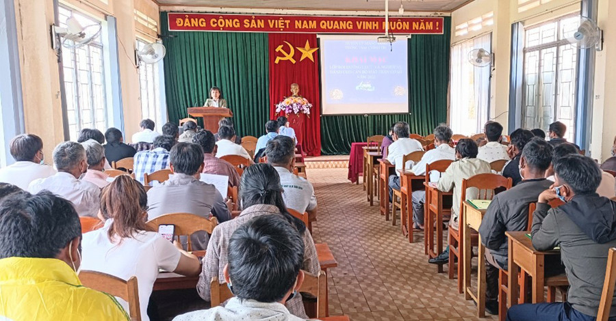  Quang cảnh lớp bồi dưỡng. Ảnh: Lê Đại