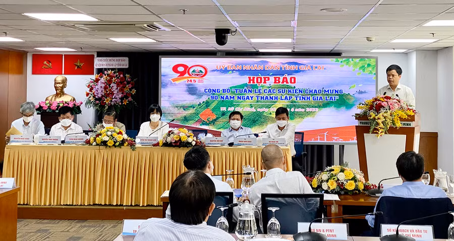 Ông Nguyễn Hữu Quế-Giám đốc Sở Kế hoạch và Đầu tư thông tin về công tác thu hút đầu tư tỉnh Gia Lai