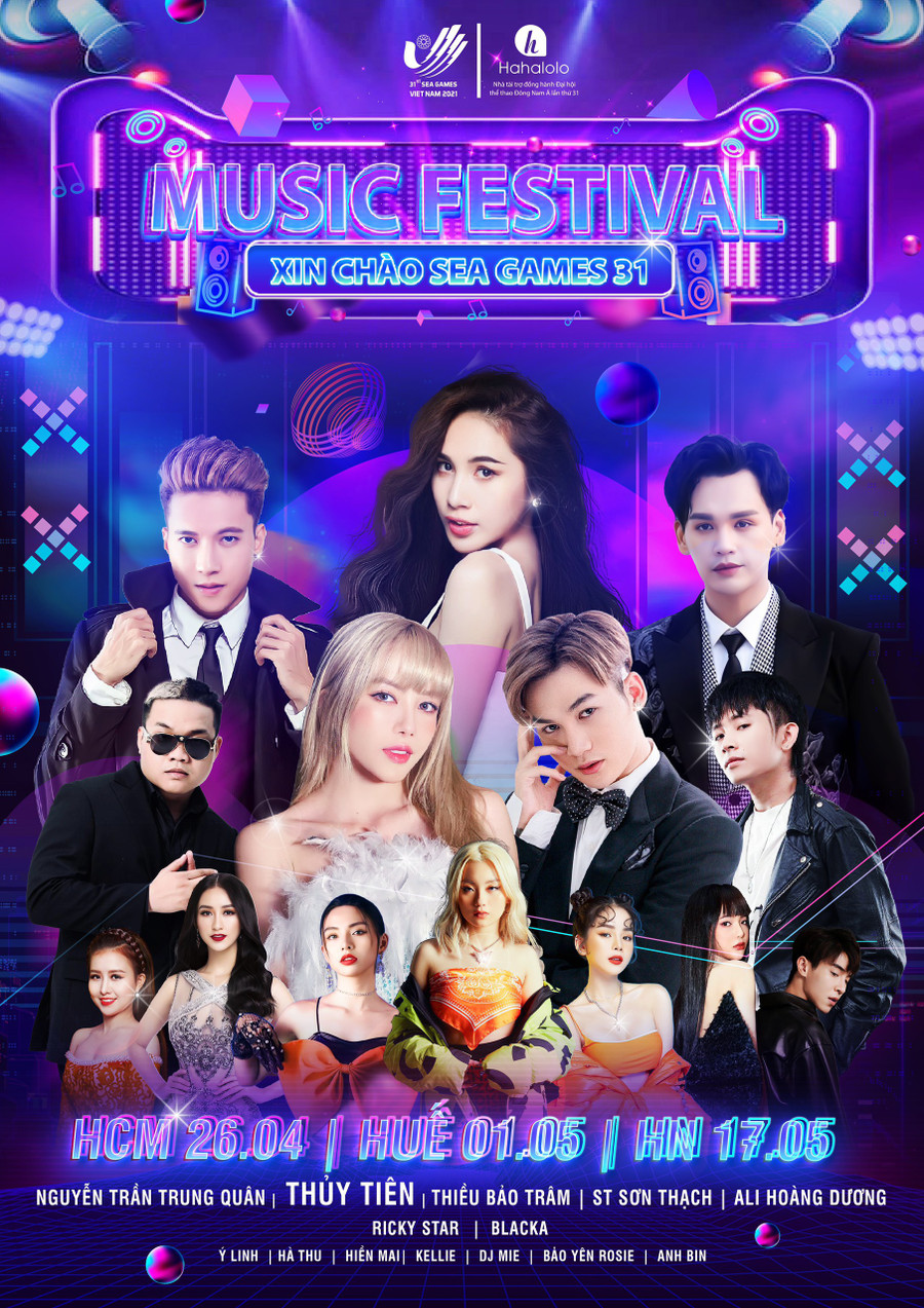 Ngoài Thủy Tiên, chương trình còn có sự góp mặt của Thiều Bảo Trâm, Ali Hoàng Dương... Ảnh: BTC Ngoài Thủy Tiên, chương trình còn có sự góp mặt của Thiều Bảo Trâm, Ali Hoàng Dương... Ảnh: BTC