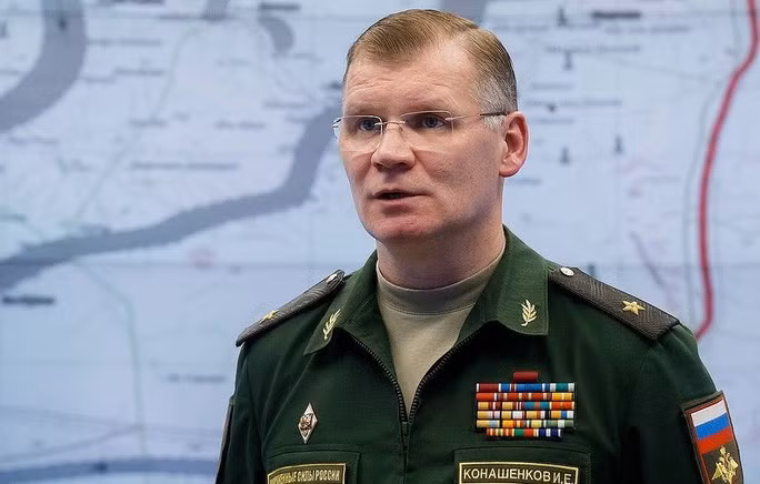 Phát ngôn viên Bộ Quốc phòng Nga Igor Konashenkov. Ảnh: TASS