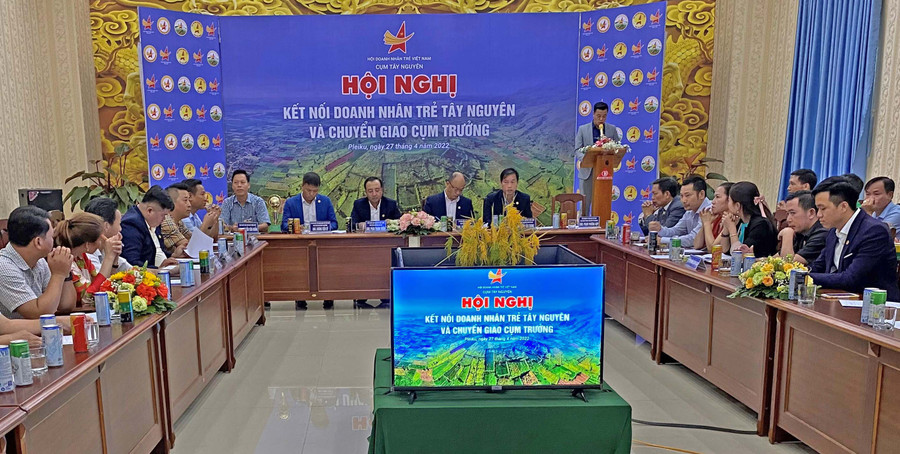 Quang cảnh hội nghị kết nối doanh nhân trẻ Tây Nguyên. Ảnh: Hà Đức Thành Hội nghị kết nối Doanh nhân trẻ Tây Nguyên. Ảnh: Hà Đức Thành