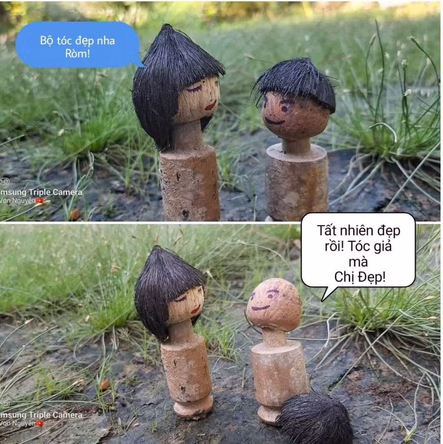 Mỗi tác phẩm của anh Von Nguyễn luôn kèm theo những mẫu chuyện vui. Ảnh: NVCC