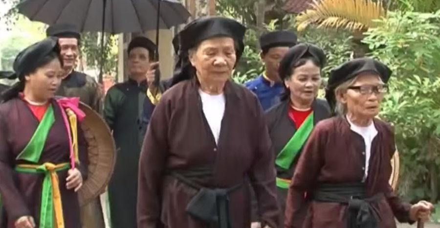 Các nghệ nhân quan họ Bắc Ninh (Ảnh: bacninh.dangcongsan.vn)