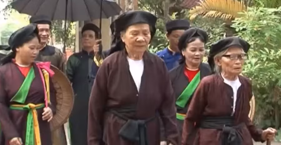 Các nghệ nhân quan họ Bắc Ninh (Ảnh: bacninh.dangcongsan.vn)
