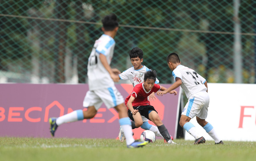 U.13 Kawasaki Frontale Dream Team cũng có chiến thắng trận ra quân. Ảnh: Hà Phương