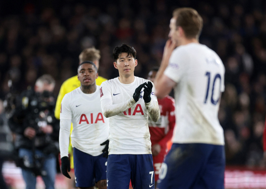 Nỗi thất vọng của Tottenham. Ảnh: Reuters